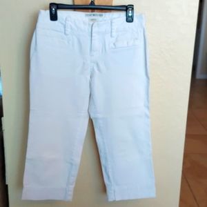Tommy Hilfiger White Stretch Capri Pants Size 4